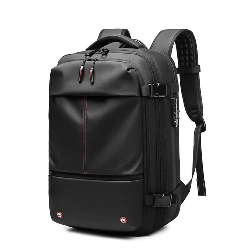 Sac à dos à compression sous vide pour ordinateur portable, sac à dos de voyage pour hommes, grande 