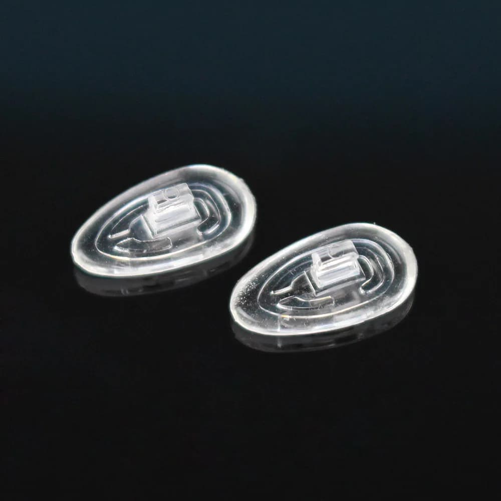 500 pièces Push In Type livraison gratuite en gros lunettes lunettes plaquettes nasales en Silicone 