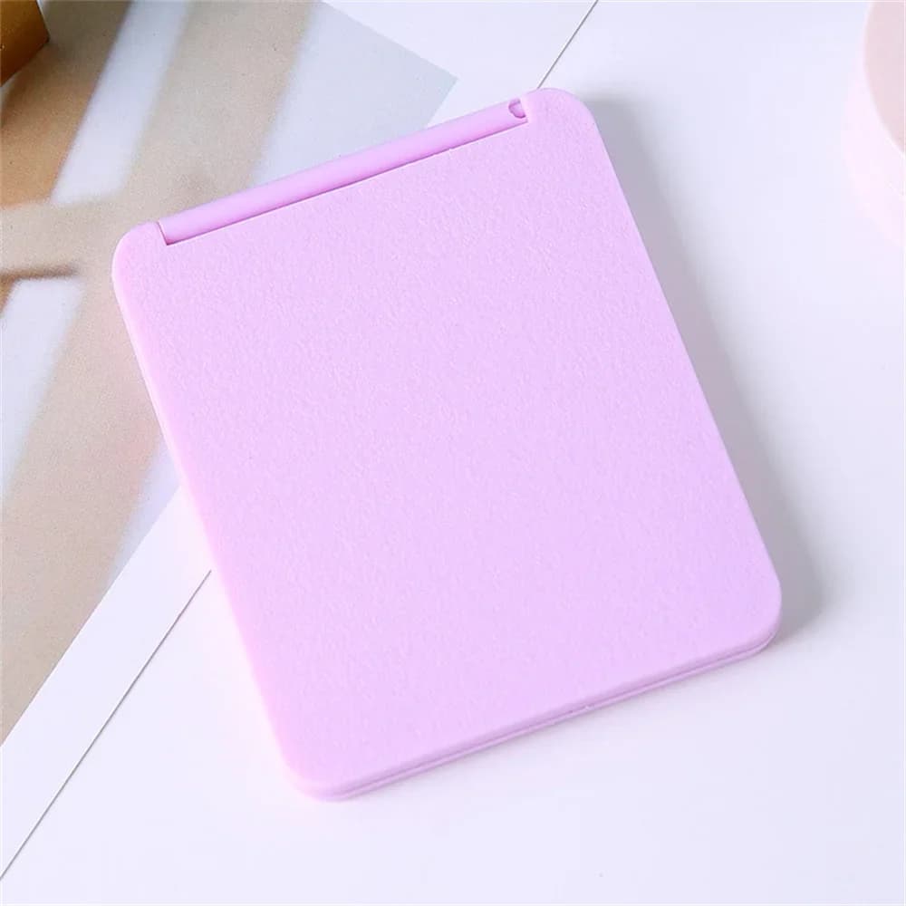 Miroir pliable pour maquillage, miroir portable double face, miroir de bureau pour étudiants en dort