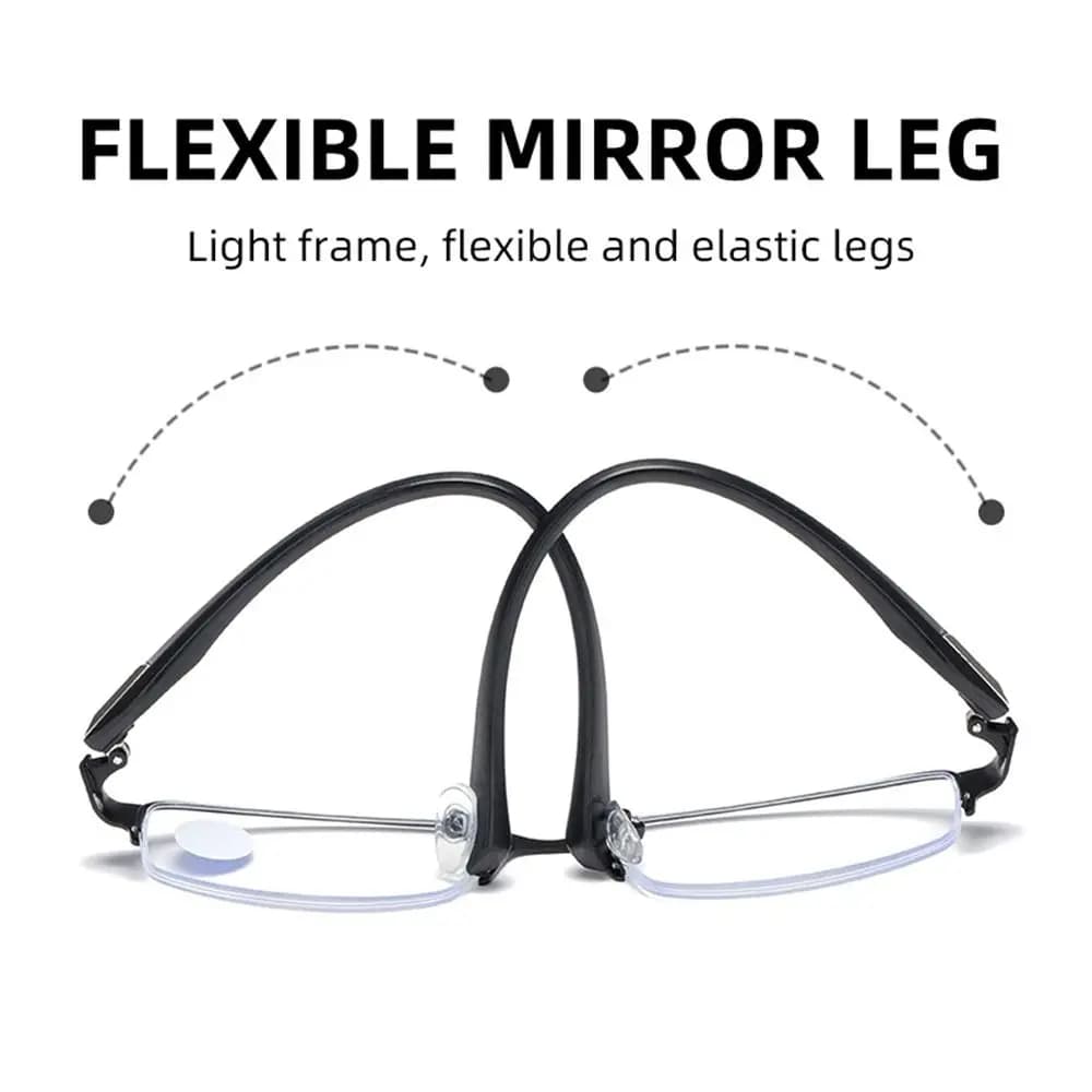 Lunettes de lecture multifocales progressives d'affaires, lunettes de presbytie de près et de loin, 