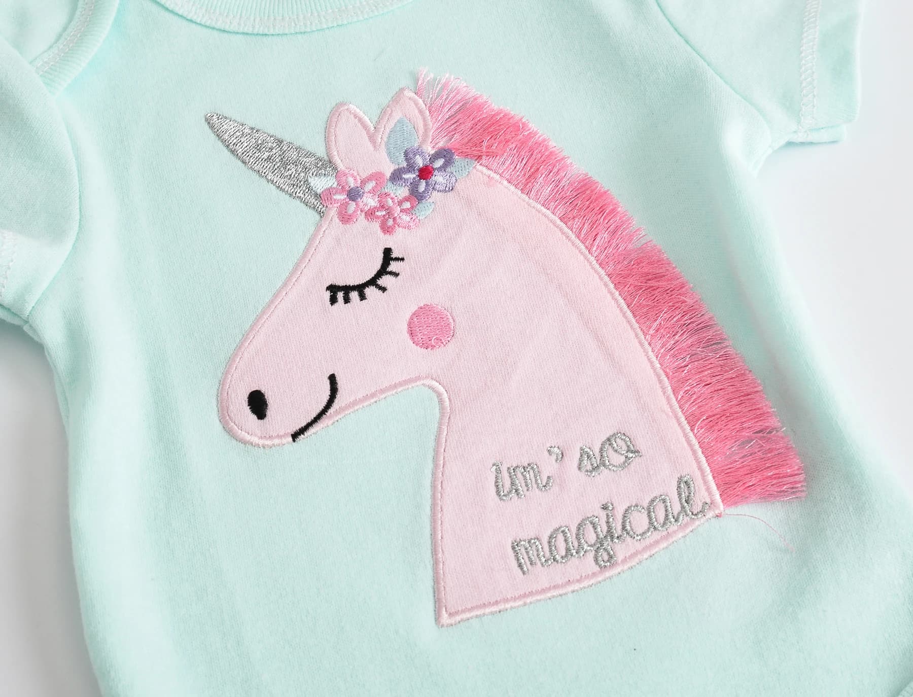 Ensemble de 3 pièces pour bébés filles nouveau-nés, combinaison licorne pour bébés filles, vêtements