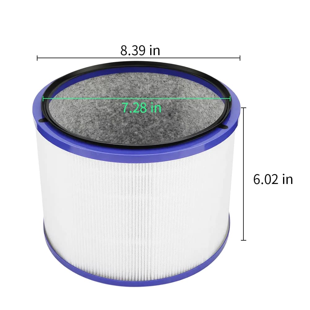 Filtre purificateur d'air HEPA 967449-04, filtre HEPA pour purificateur d'air pour Dyson Pure Hot + 