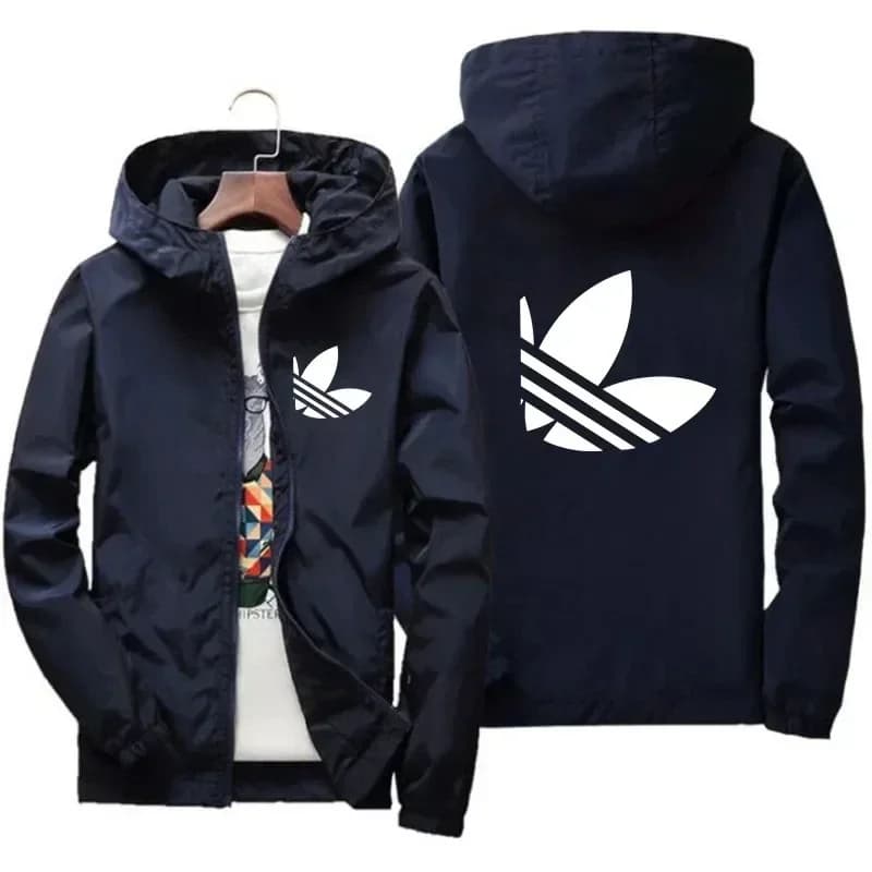 Manteau imperméable coupe-vent pour hommes, mode de rue, printemps et automne, fermeture éclair, cap