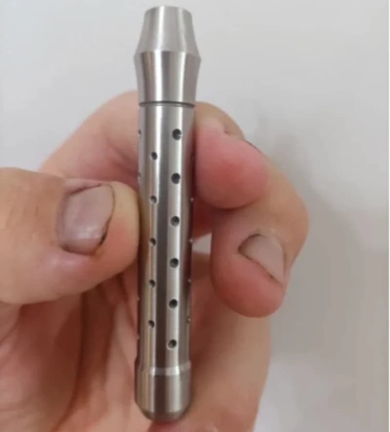 YAQI – manche de rasoir de sécurité en acier inoxydable, longueur 80mm, léger, 59g, outil de rasage 