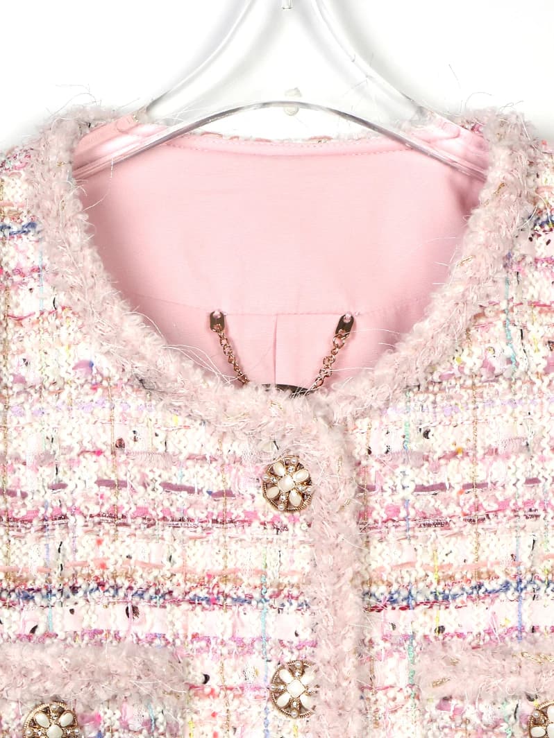 Veste tressée en Tweed romantique, nouveau Style, à la mode, élégante, de luxe, personnalisée, Socia