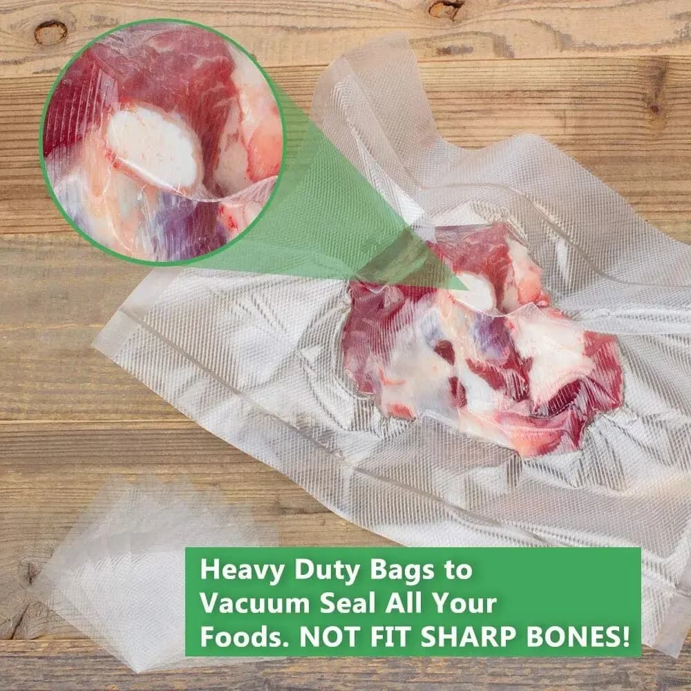 Sacs de scellage sous vide en plastique sans BPA, 50 pièces/lot, sac scellé pour la conservation des