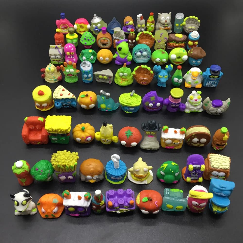Figurines de Collection de ordures pour enfants, 20 à 100 pièces, 2 à 3cm, modèles de jouets, cadeau