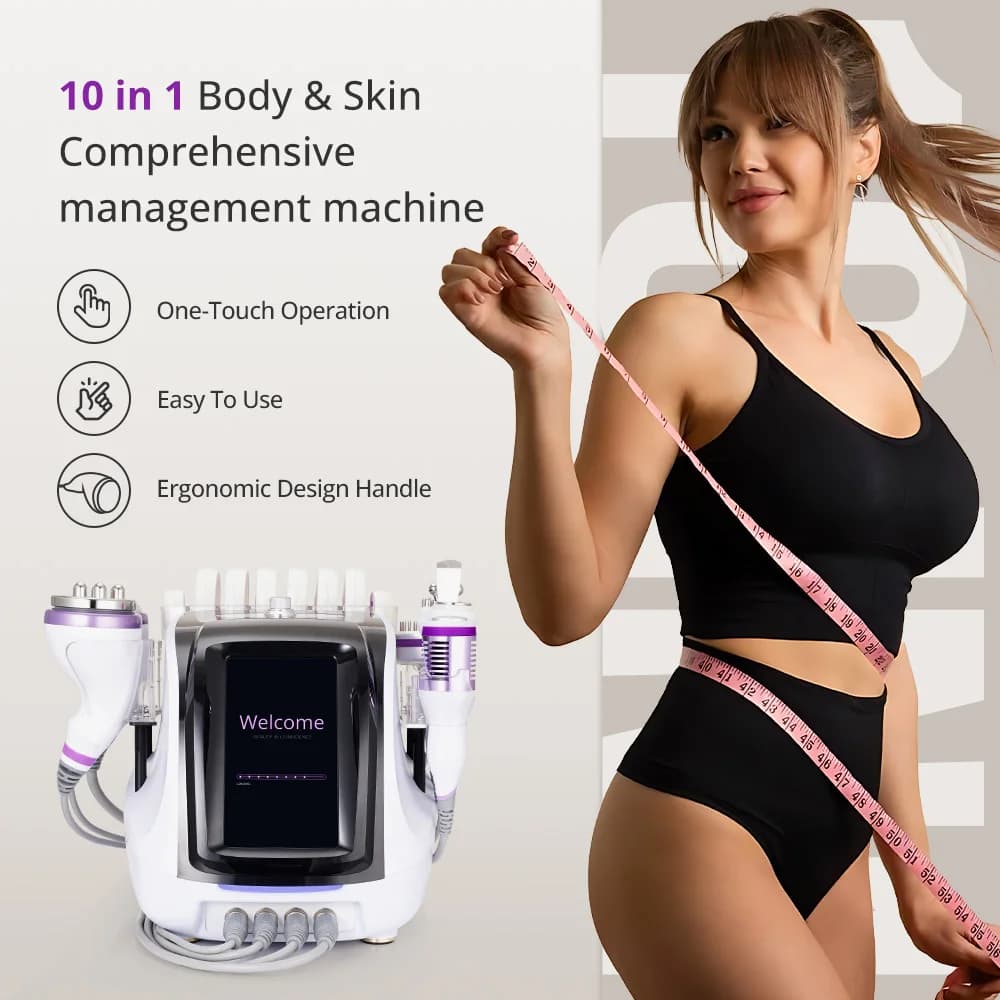Aristorm 10 in1 machines de beauté nouvelle Cavitation 2.5 40K vide RF graisse corporelle minceur pe