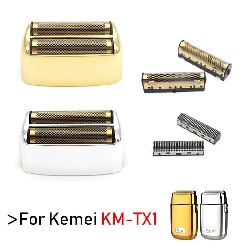 Couvercle de filet de lame à Double feuille de remplacement de qualité originale pour Kemei KM-TX1 2