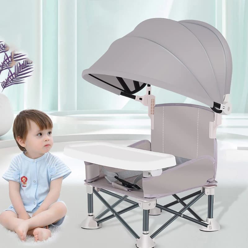 Chaise de salle à manger pliable pour bébé, Table à manger Portable pour enfants, petite chaise d'ex