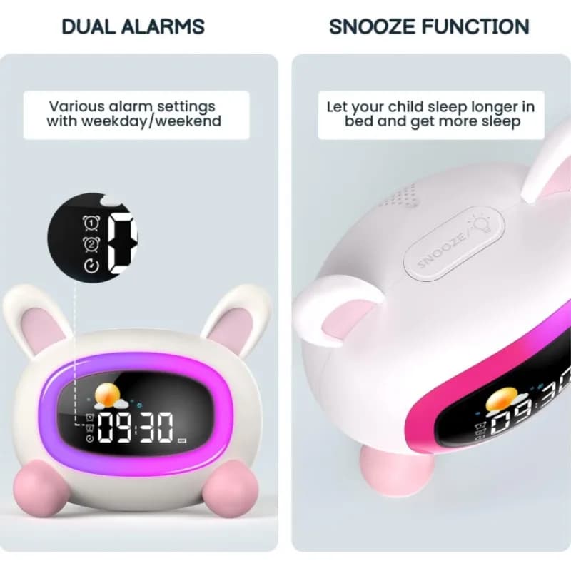 Réveil pour enfants Ok to Wake Children avec formation au sommeil et machine sonore, cadeau d'annive