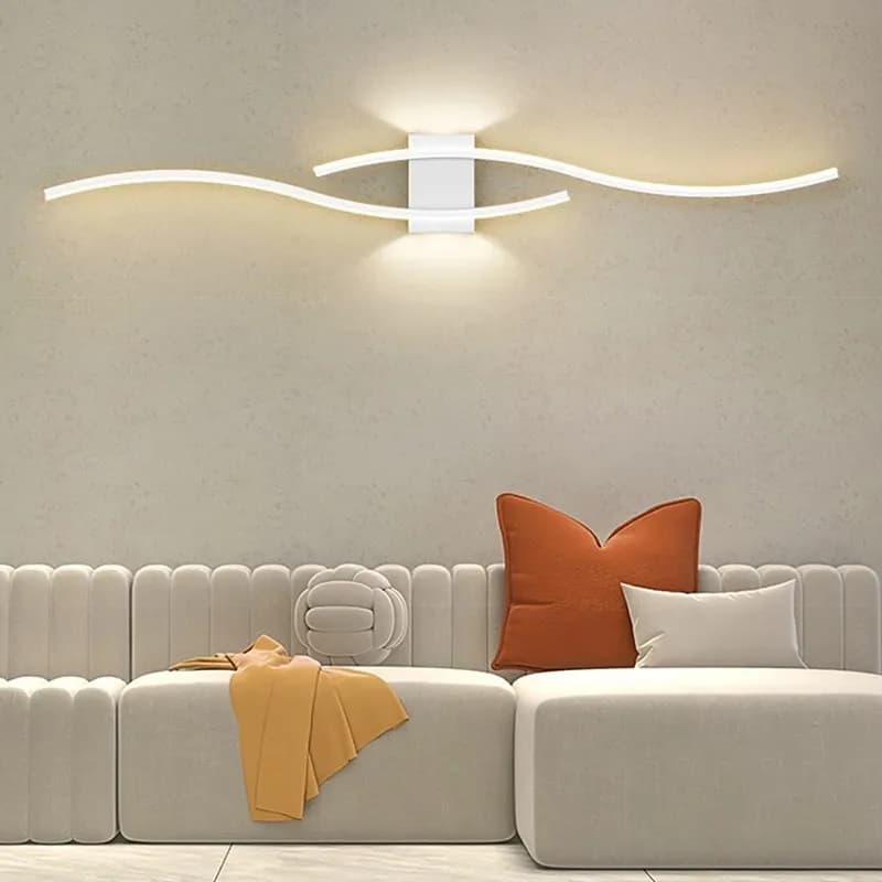 Moder mur LED lampe longue bande appliques TV fond éclairage décoratif pour chambre salon maison int