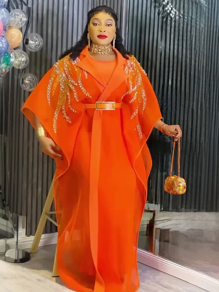 Robes traditionnelles pour femmes, ensemble de 2 pièces Dashiki africain turc, vêtements Kaftan Duba