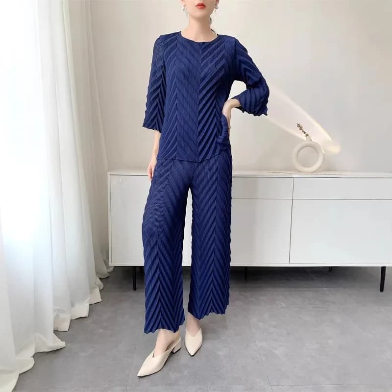 Nouvelle collection Printemps 2026 : Ensemble 2 pièces pour femme, fait main, comprenant un haut T-s