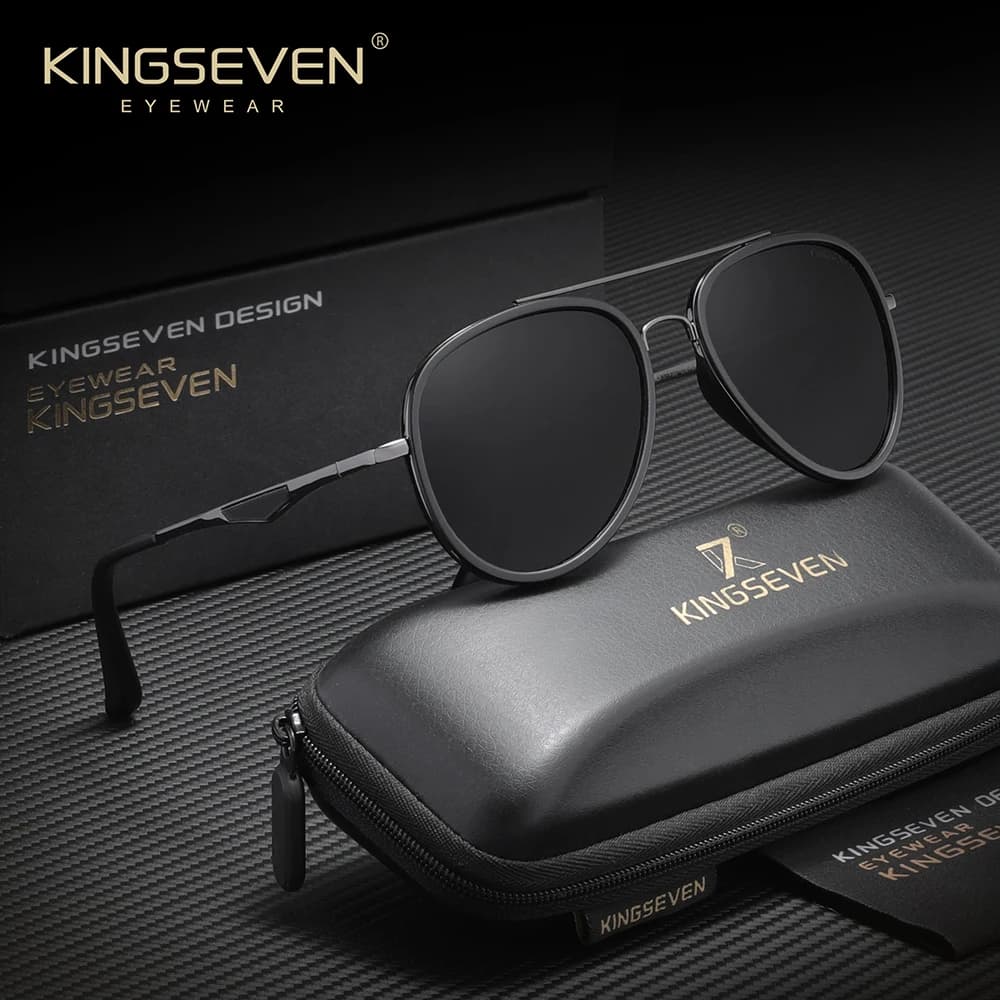 Lunettes de soleil classiques KINGSEVEN, polarisées, originales, pour la conduite, protection UV400,