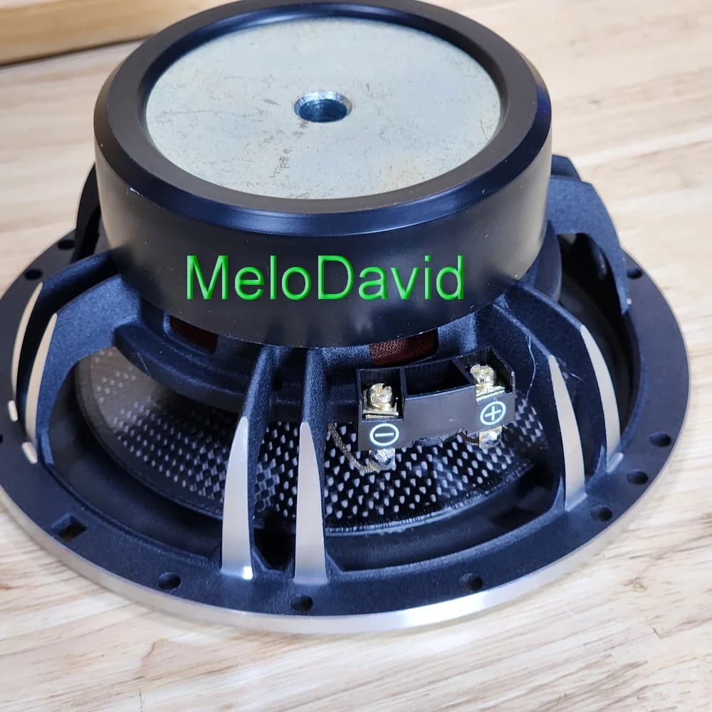 Caisson de basses audio de voiture MeloFC CF6, midbass, 4ohm, 100W, paire = 2 pièces