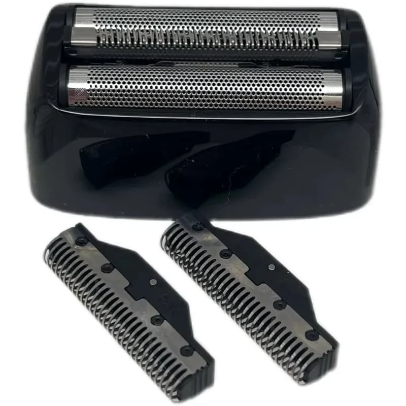 Tête de rechange pour rasoir électrique Kemei KM-H73 – Ensemble lame + grille + support d'origine, t