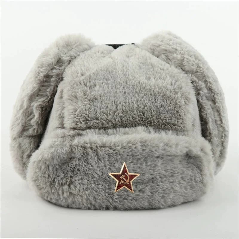 Insigne militaire de l'armée soviétique, chapeaux de bombardier Ushanka russe, chapeau de camionneur