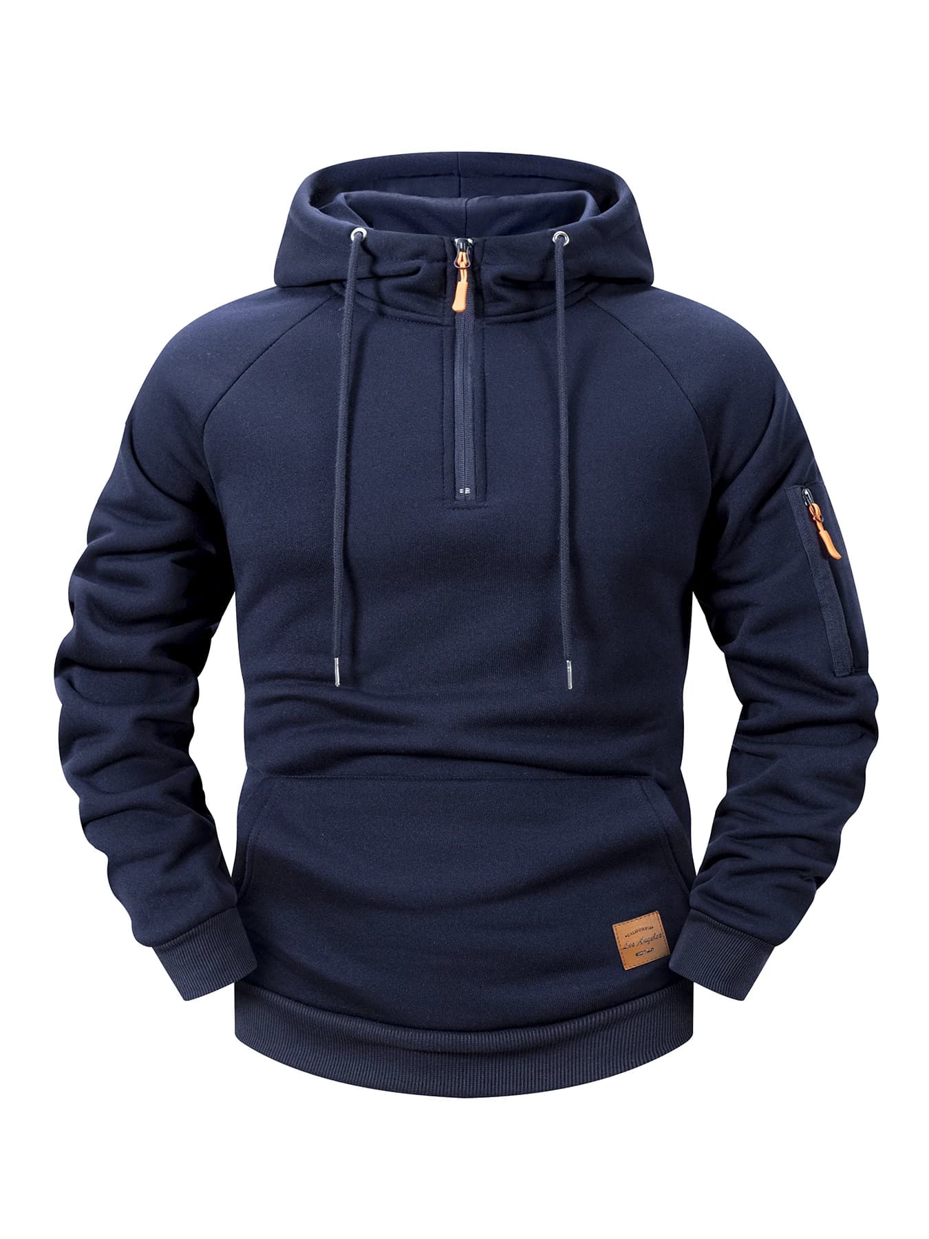Sweat à capuche pour hommes, mode sport décontractée, rétro Harajuku, manches longues, fermeture écl