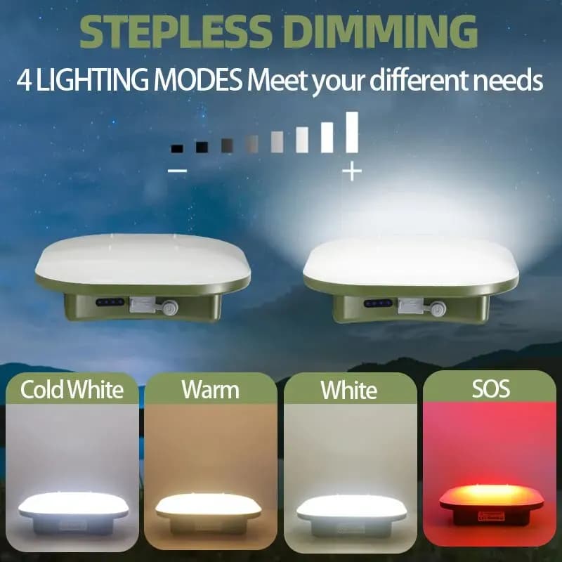 Lampe de camping aste, lampe de tente extérieure, aspiration magnétique, travaux d'entretien de voit