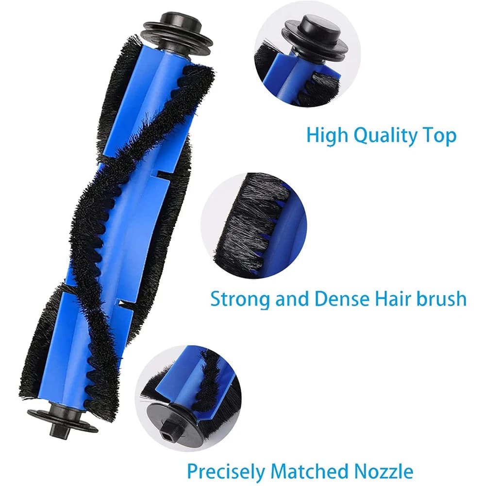 Couvercle de brosse à rouleau, brosse latérale, filtre Hepa, pièces de rechange pour aspirateur Robo