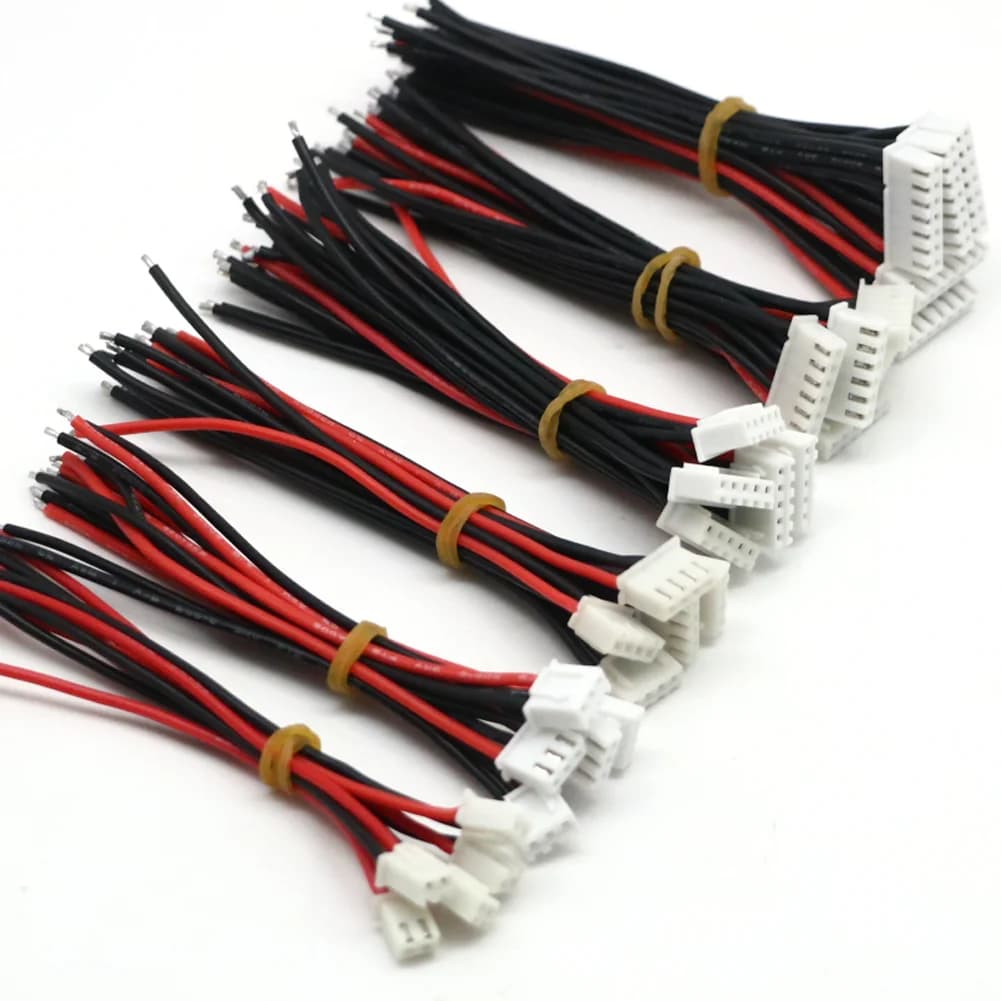 Câble de chargeur d'équilibre de batterie Lipo, 5 pièces/lot, 1S 2s 3s 4s 5s 6s, connecteur IMAX B6,