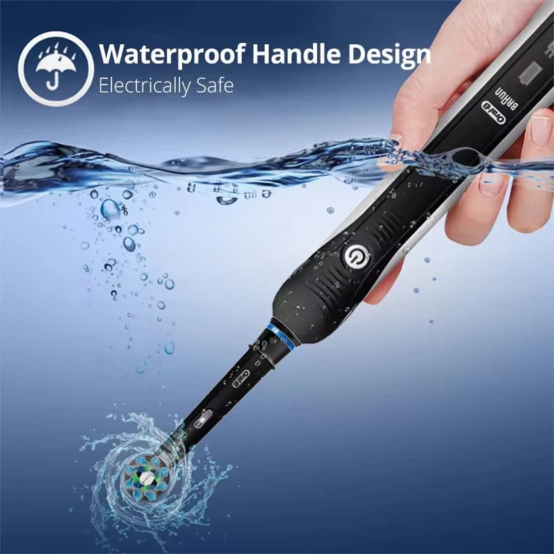 Brosse à dents électrique Oral B originale PRO 4000, capteur de pression 3D, nettoyage quotidien des