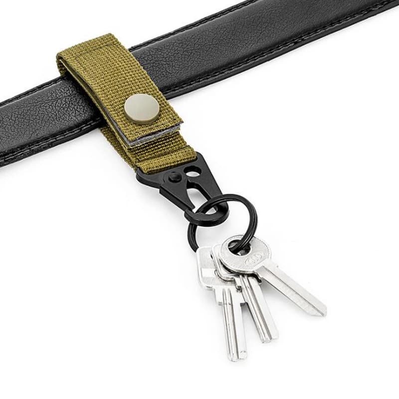 Porte-clés tactique Molle porte-clés en Nylon Molle sangle sac à dos suspendu porte-clés crochet ave