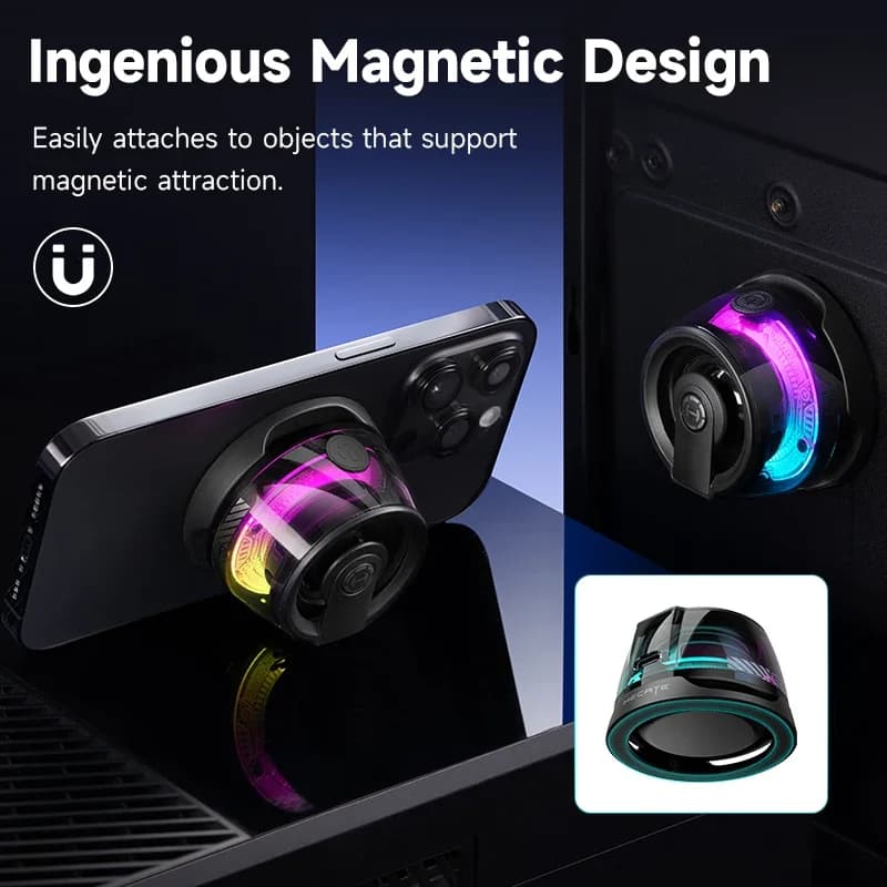 Edifier haut-parleurs Bluetooth portables HECATE G200 magnétique sans fil Bluetooth 5.3 RGB éclairag