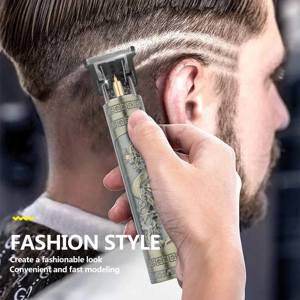 Tondeuse à cheveux professionnelle tondeuse à cheveux électrique sans fil rasoir à barbe hommes Mach