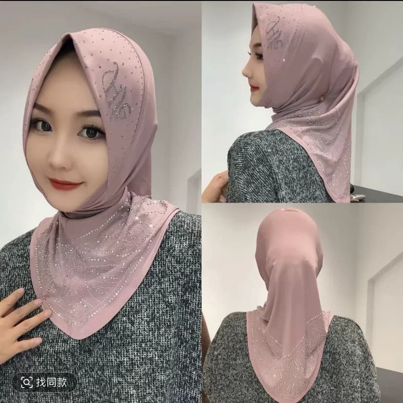 Hijabs instantanés faciles à porter pour femmes musulmanes, cadeau pour Ramadan