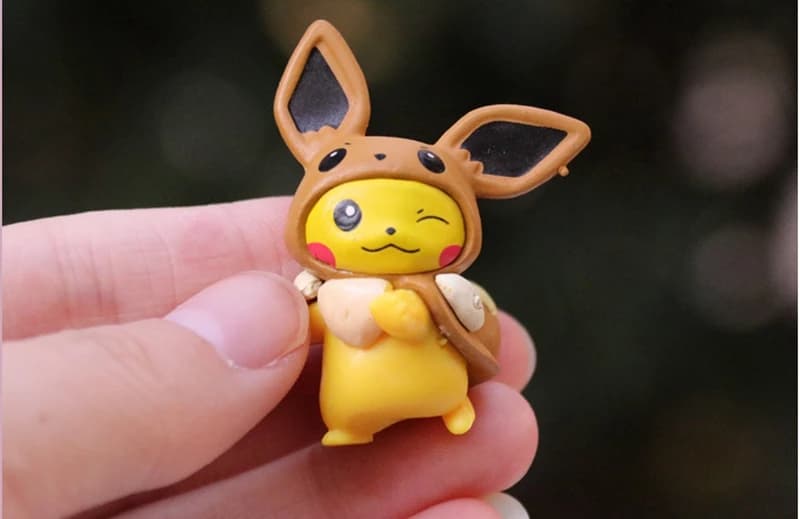 8 pièces Pokemon Mini figurines jouets Pikachu Psycanard écureuil Bulbasaur Miniature gâteau succule