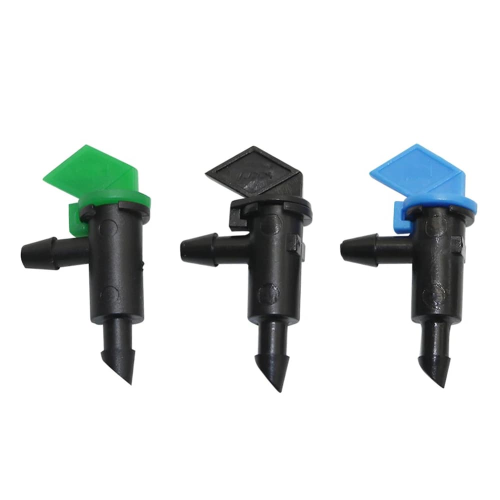 Goutteur de drapeau 4L/8L/16L, 200 pièces, 1/4 pouces, barbelé, flux stable, Micro émetteur d'irriga
