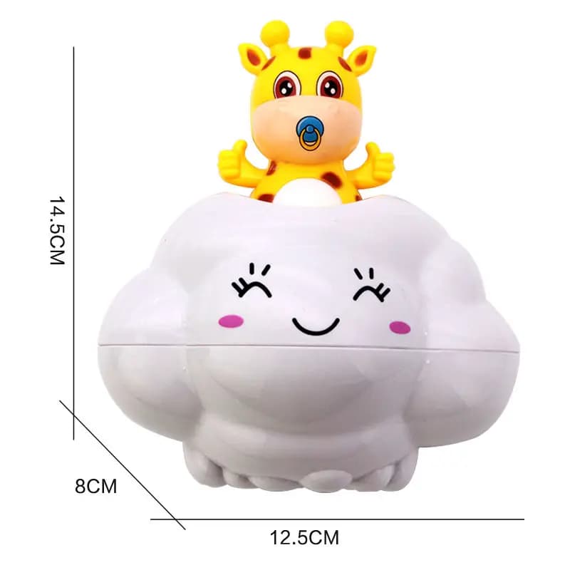 Jouet de bain pour bébé, bain mignon, pulvérisation d'eau, nuages, douche, jouet de bain pour enfant