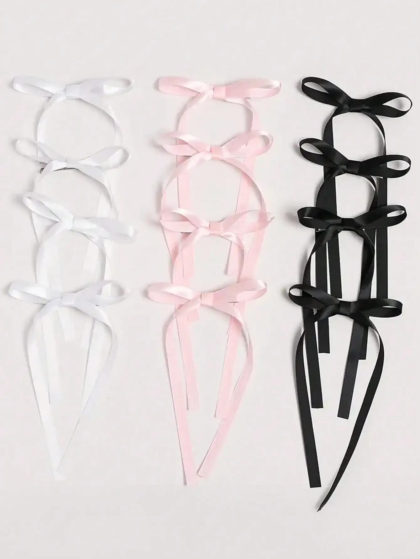 Pinces à cheveux en ruban avec nœud doux pour femmes et filles, 2/12/36 pièces, accessoires de cheve