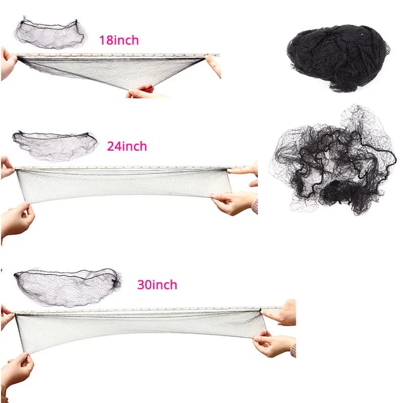 Filet à cheveux en Nylon Durable pour chignon, outil de coiffure, noir, marron, Beige, café, 4 coule