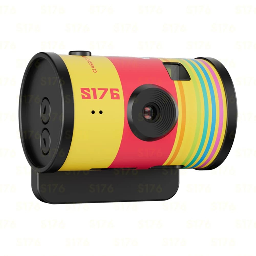 Appareil photo numérique rétro avec écran IPS de 1,47 pouce, enregistrement vidéo HD 1080P, caméra p