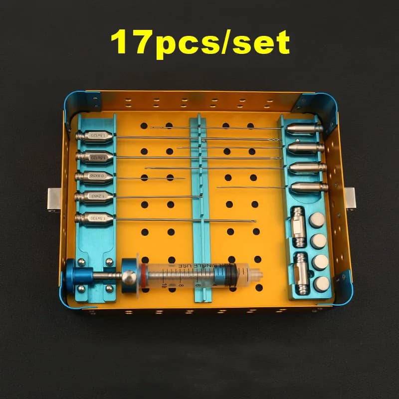 Kit de canule de liposuccion pour le remplissage de graisse qualifiée ale, transfert de graisse, gre