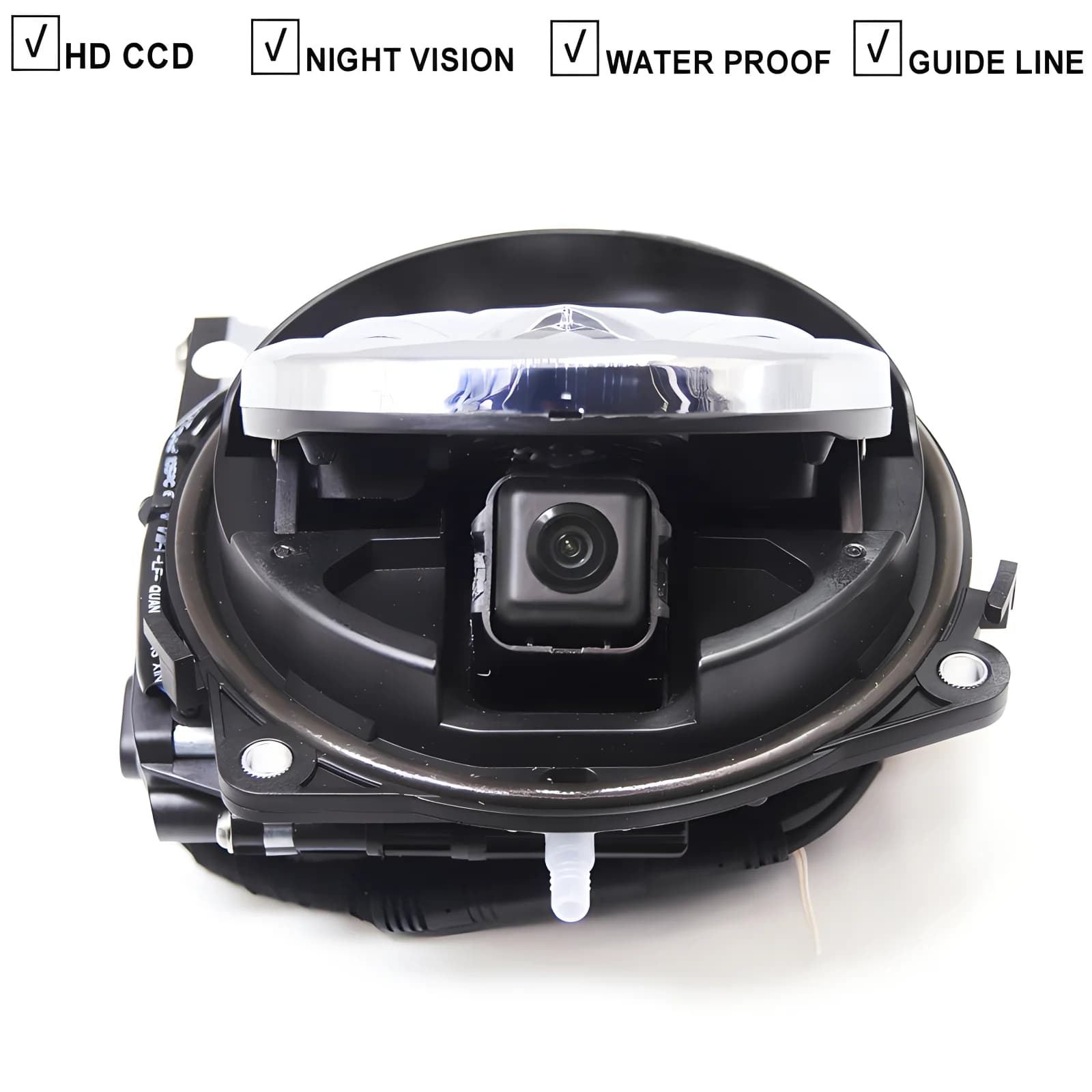 Caméra de recul avec emblème de voiture, pour VW Golf 6 7 8 Passat CC B8 B7 MK6 MK7 Polo Beetle EOS 