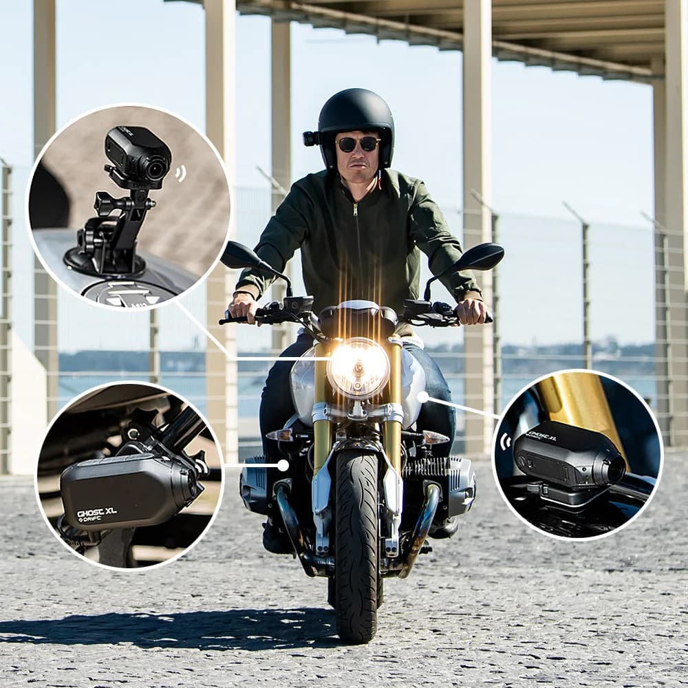 Drift Innovation-Caméra d'action mesurost XL, vidéo Full HD 1080 avec objectif rotatif, mode Dash Ca