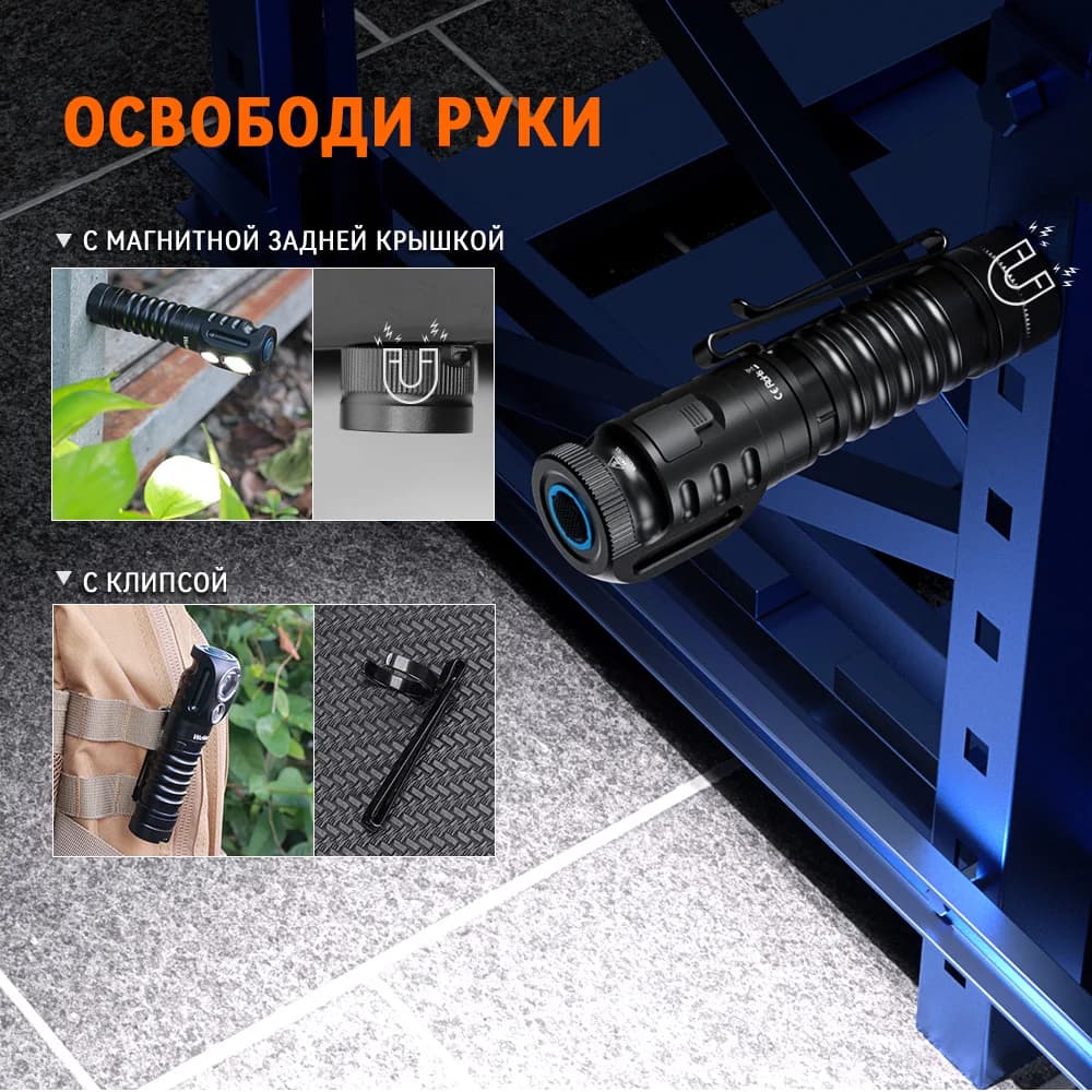 Wurkkos HD20 lampe frontale Rechargeable 2000LM torche magnétique IP68 projecteur 21700 EDC phare ba
