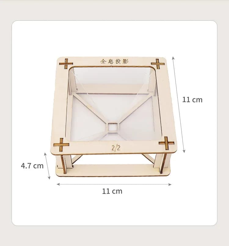 Kit de modèle de Projection holographique 3D DIY, jouet de construction scientifique et éducatif pou