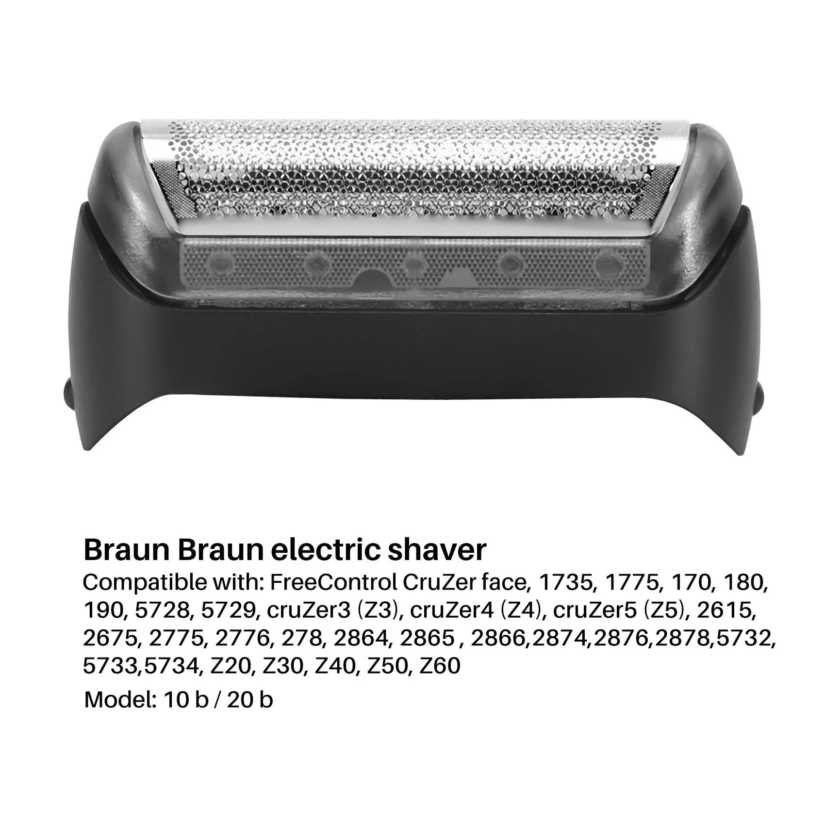 Tête de rasoir pour Braun, film A, série 10B 190 180 170 1735, livraison directe, offre spéciale