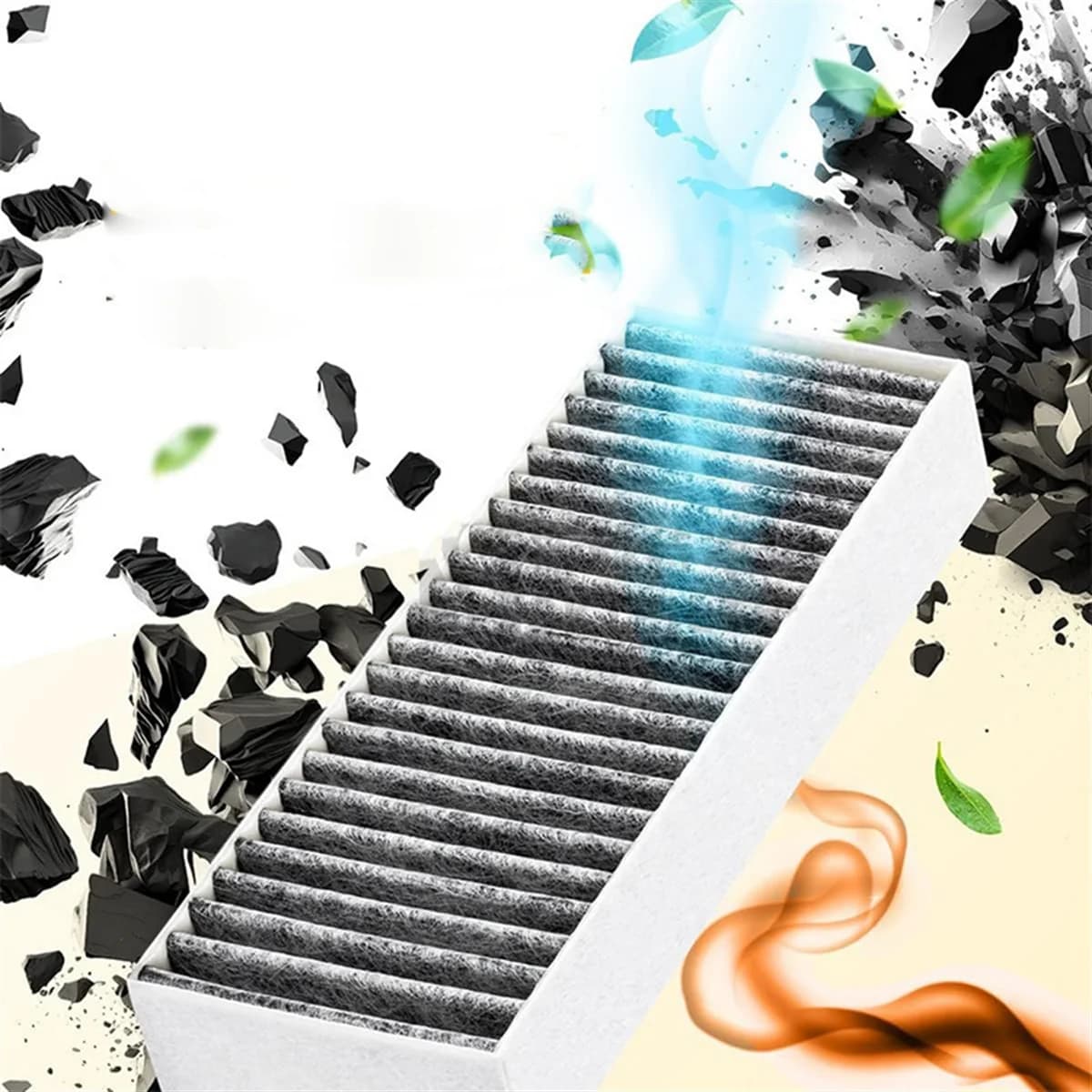 Filtre à Charbon Actif pour Capot Siemens HZ9VRCR0/Bosch HEZ9VRUD0/Bosch Siemens 17004796/Neff 17004