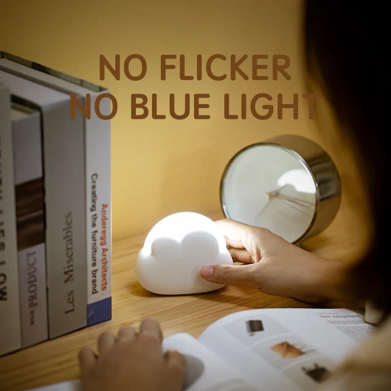 Nuage veilleuse Mini USB sans fil Adorable nuage forme LED veilleuse pour chambre bébé enfants cadea