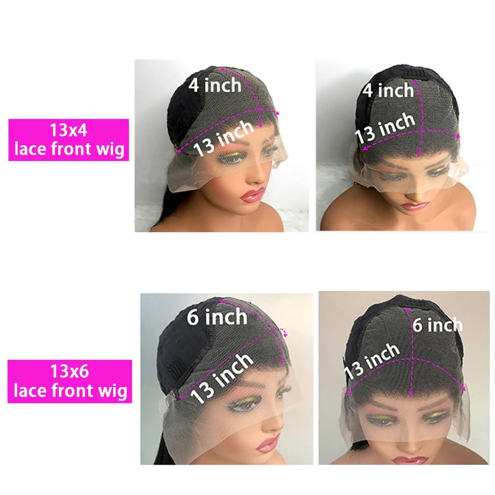 Perruque Lace Frontale Cheveux Humains Bouclés Bordeaux 99j Ondulés Profonds 30-40 Pouces, Densité 2
