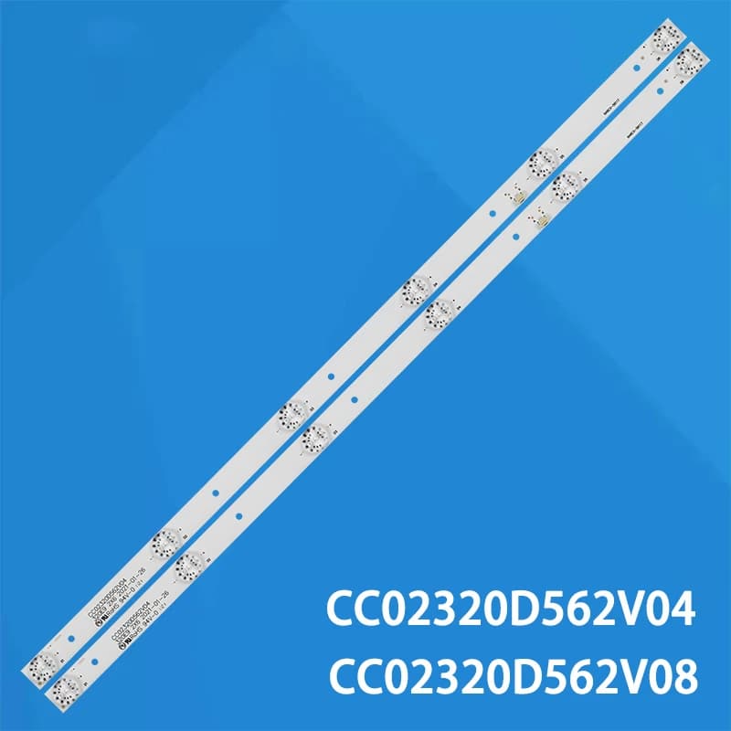 Bandes de rétroéclairage LED TV CC02320D562V08 320L(320E9) 2X6 6S1P 1210 CC02320D562V04 32E9 2X6 16/