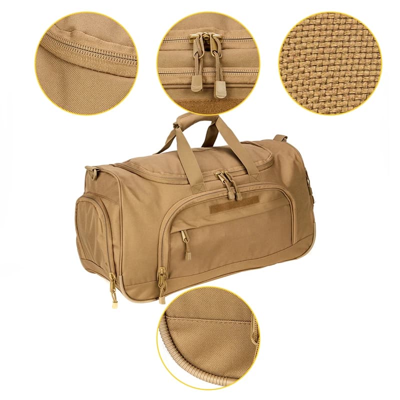 Sacs de sport de voyage 50L, sac de sport pliable, bagages à main, sac de sport avec compartiment à 