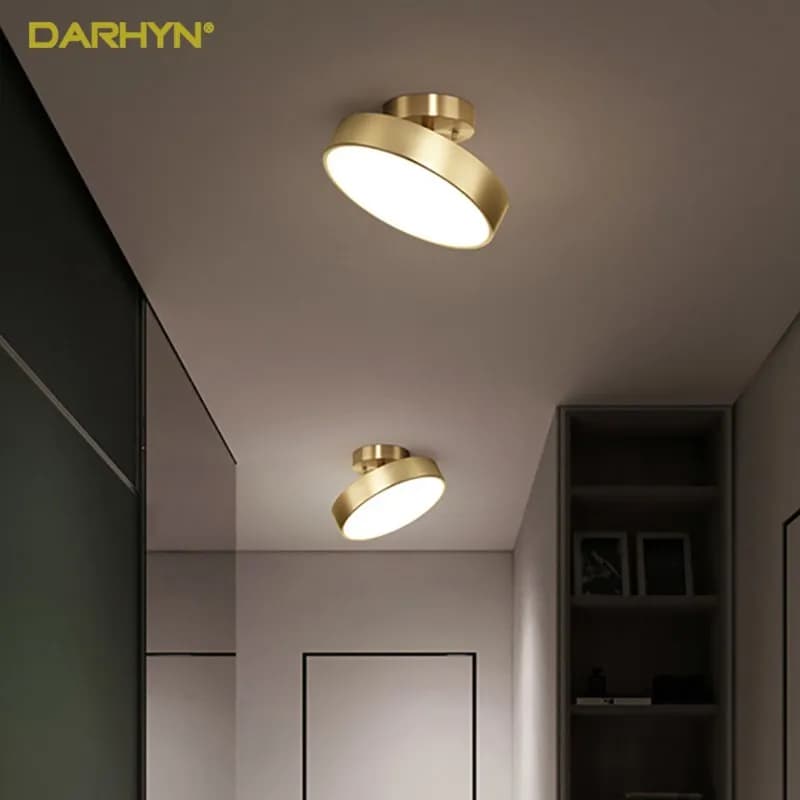 Plafonniers LED nordiques modernes, accessoires de décoration intérieure pour chambre à coucher, sal