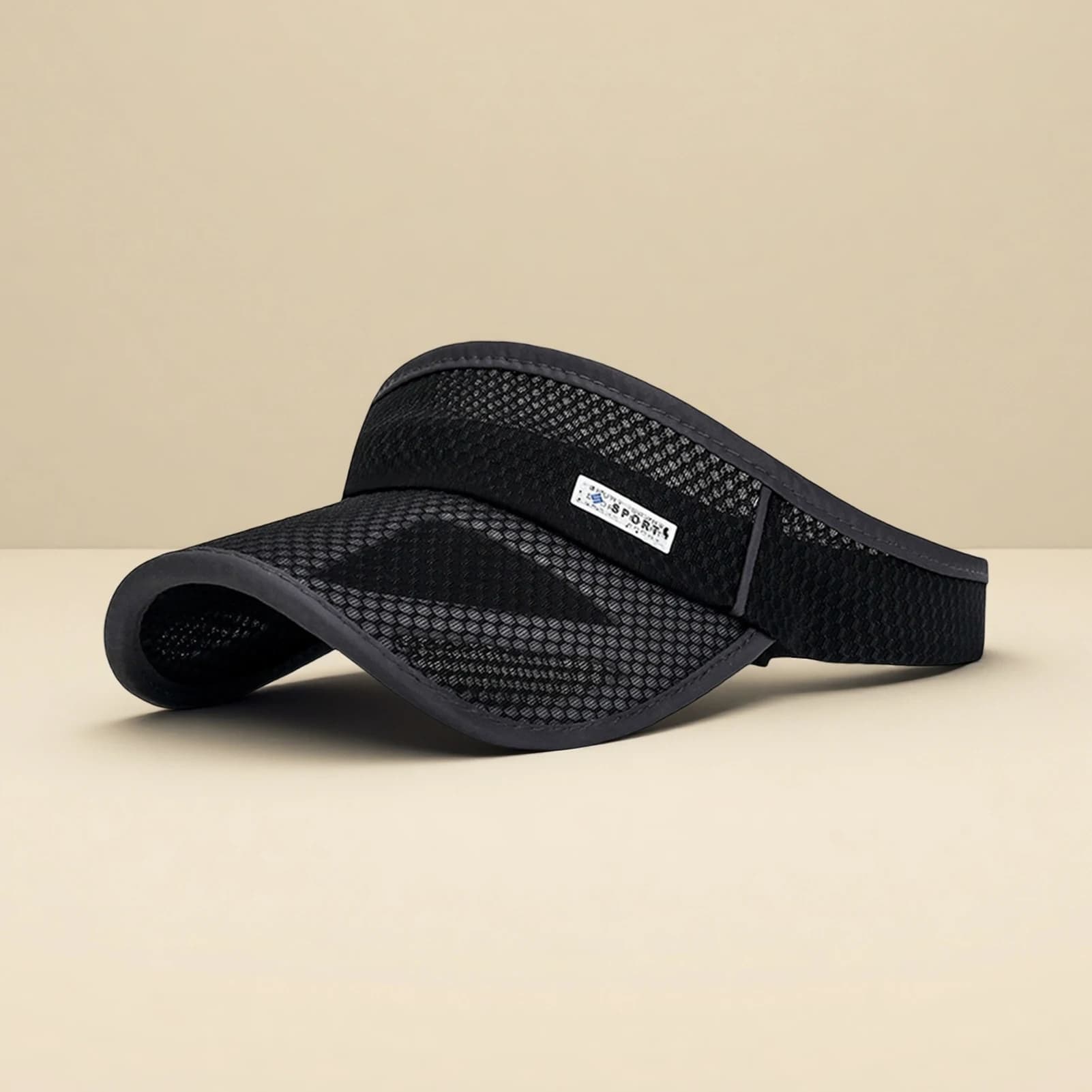 Visière en maille respirante pour hommes et femmes - Chapeau de sport à dessus ouvert à séchage rapi